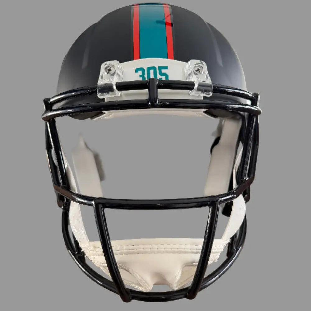 Miami Dolphins FulL Size Authentic Speed Football Helmet 2025 Rivalries - NFL
