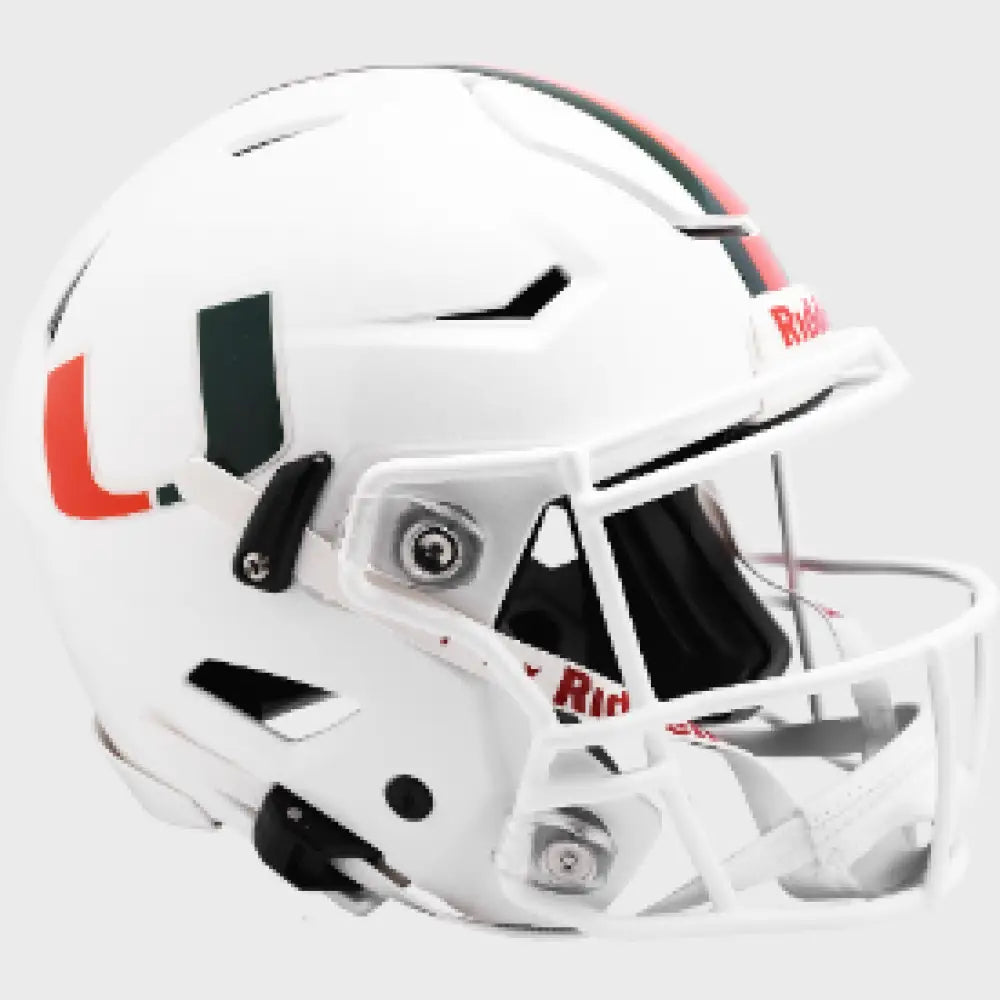 Miami Hurricanes Full Size Authentic SpeedFlex Football Helmet - NCAA