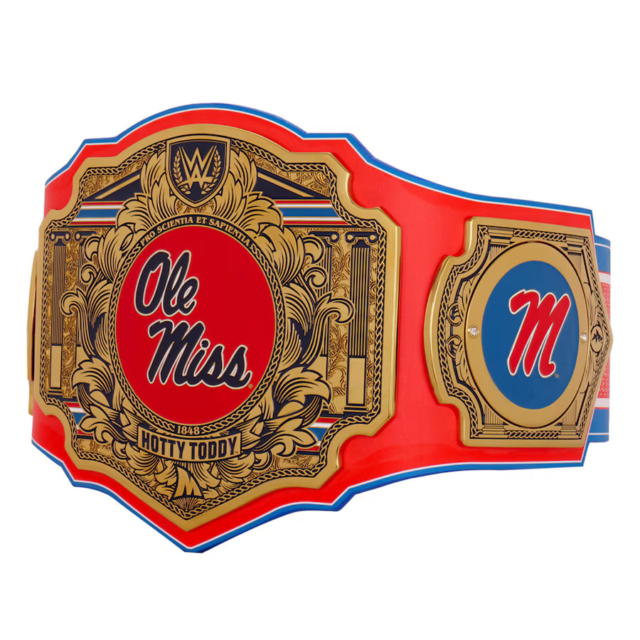 Ole Miss Rebels WWE Legacy Title Belt