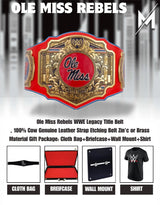 Ole Miss Rebels WWE Legacy Title Belt