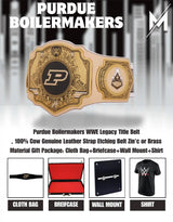 Purdue Boilermakers WWE Legacy Title Belt