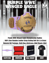 Purple WWE Winged Eagle Championship Replica Title Belt