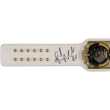 Rhea Ripley WWE Autographed Women's World Championship Replica Title Belt with Talent Side Plates