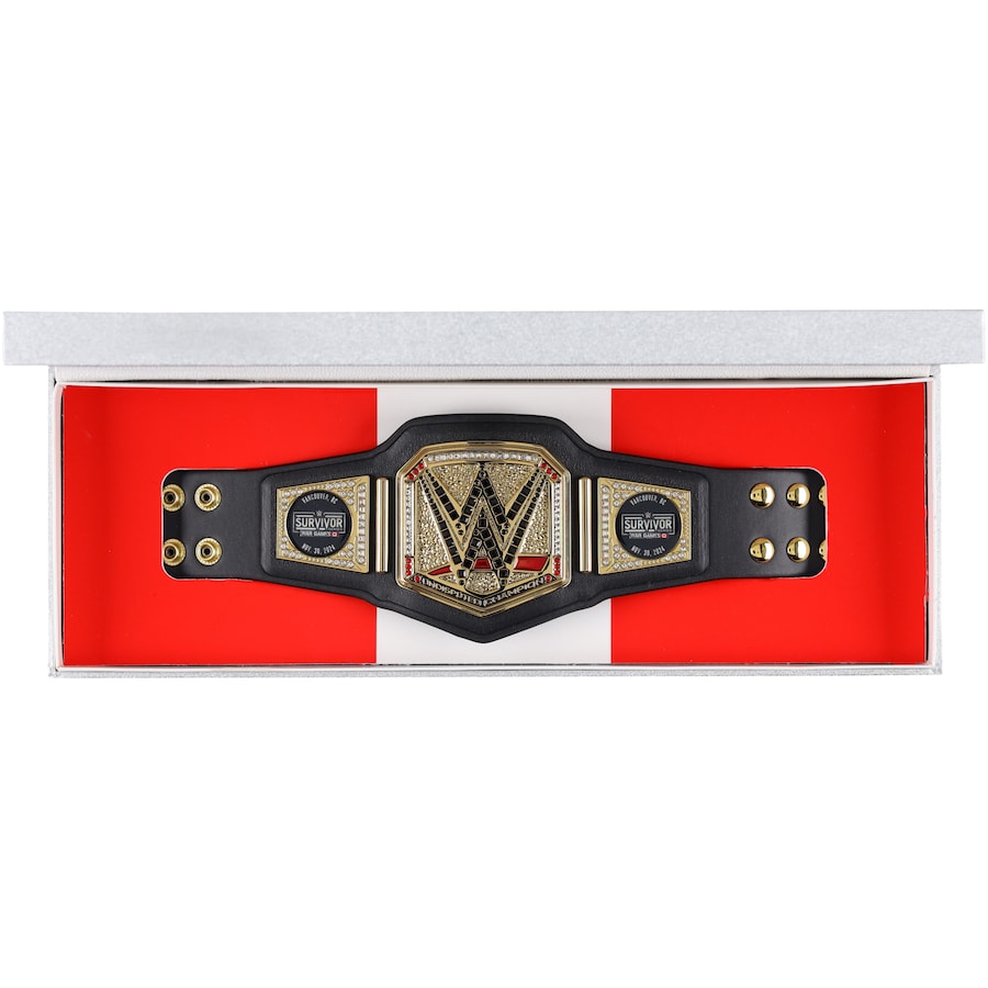 Rhea Ripley, Bianca Belair, IYO SKY, Bayley & Naomi WWE Autographed 2025 Survivor Series Mini Title Belt - Limited Edition of 25