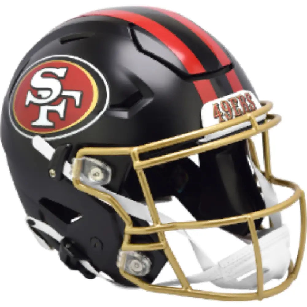 San Francisco 49ers Full Size Authentic SpeedFlex Football Helmet 2025 Rivalries - NFL