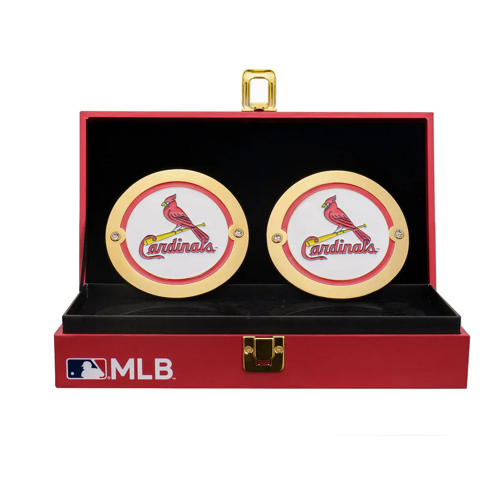 St. Louis Cardinals Championship Replica Side Plate Box Set 16MM
