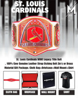 St. Louis Cardinals WWE Legacy Title Belt