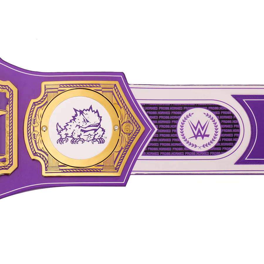 TCU Horned Frogs WWE Legacy Title Belt
