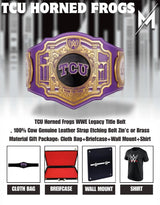 TCU Horned Frogs WWE Legacy Title Belt