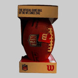 THE DUKE NFL FOOTBALL Wilson Official NFL Game Football (Goodell)