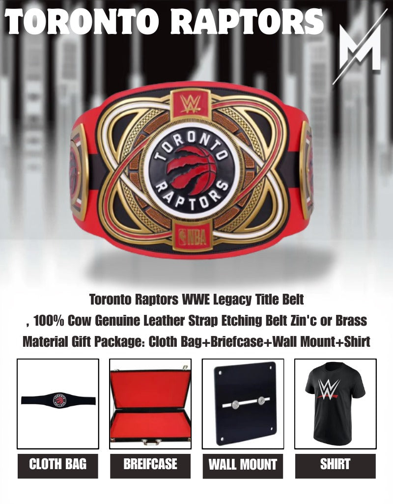 Toronto Raptors WWE Legacy Title Belt